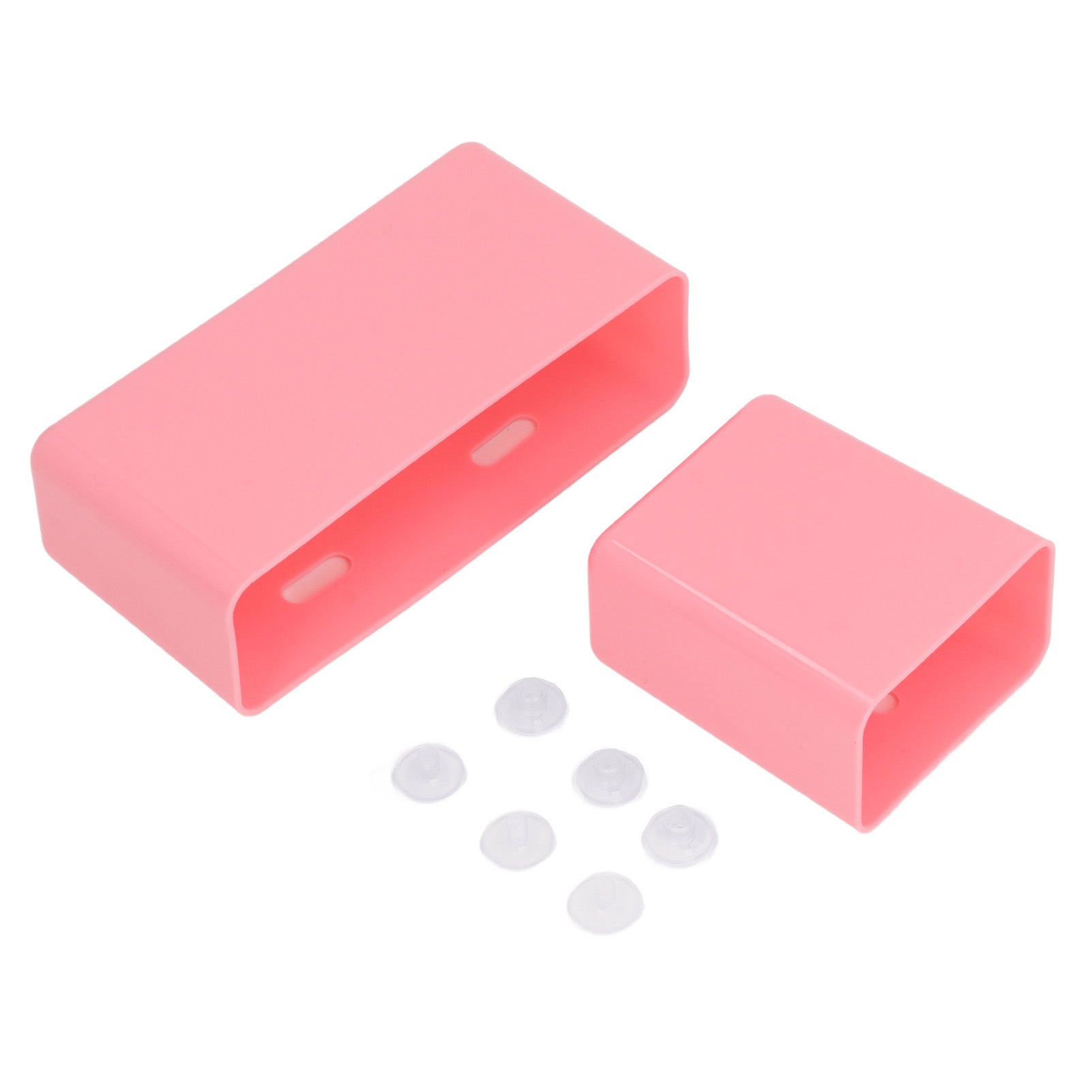 2Pcs Bogged Bag Phone Holder Plastic Multifunctional Universal Phone Case for Beach Bag Handbag Pink Set