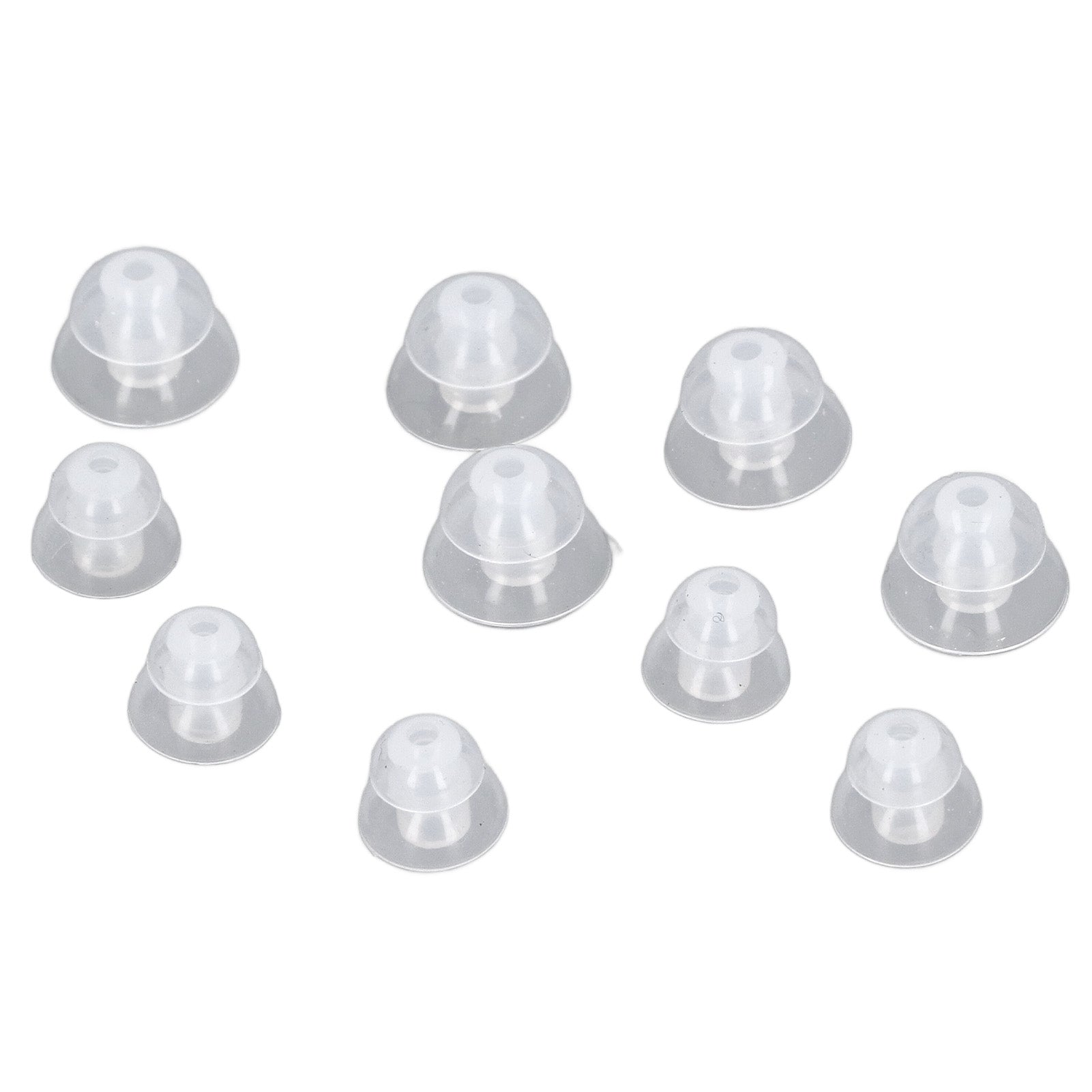 20pcs Sound Aid Earbuds Silicone Ear Tips Replacement Soft Comfortable Pocket Sound Aid Domes for Sound Aids Earphones Large and Small