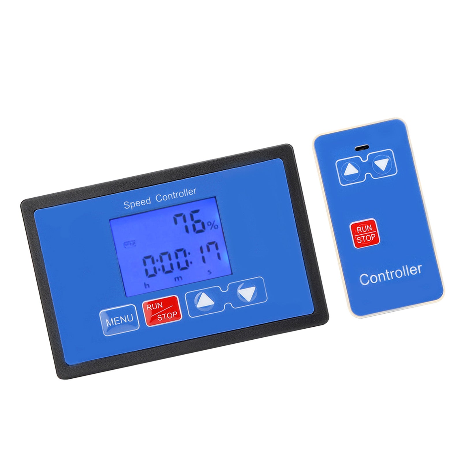 Remote Control DC Brush Motor Speed Controller 6.5V-55V 30A LCD Motor Cycle Run/Stop Timer