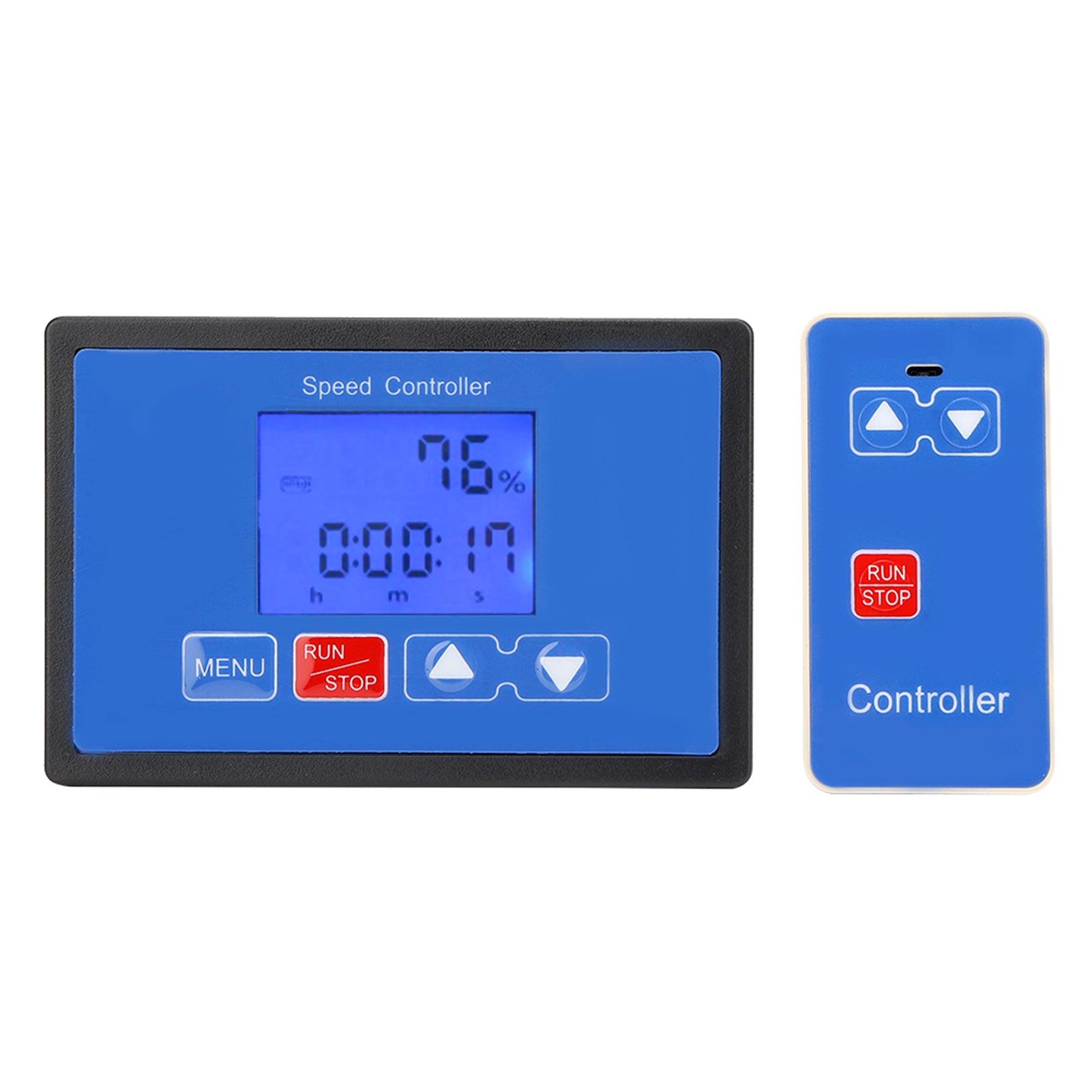 Remote Control DC Brush Motor Speed Controller 6.5V-55V 30A LCD Motor Cycle Run/Stop Timer