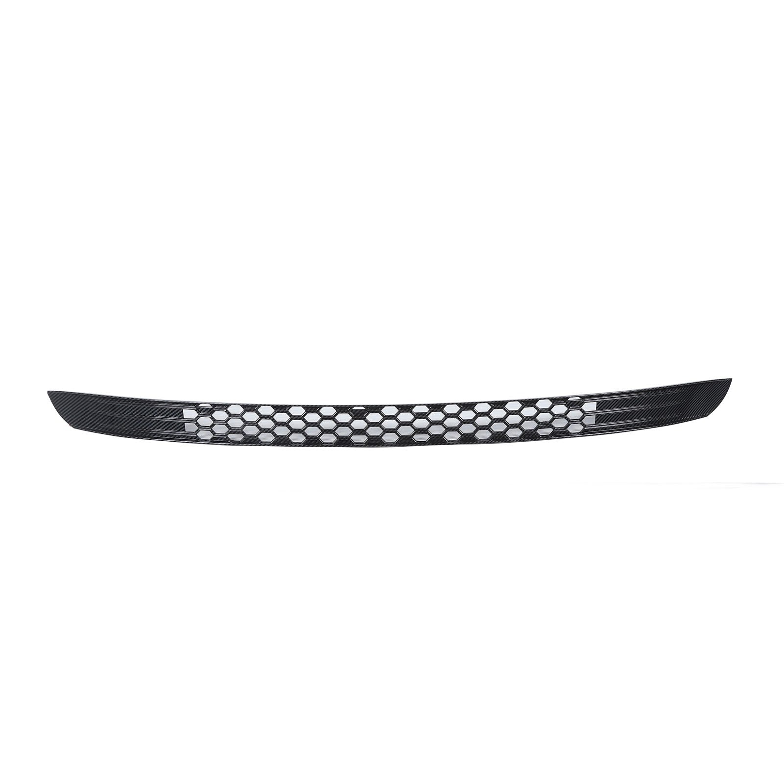 Front Bumper Mesh Grille Insert Carbon Fiber Style Improved Air Inflow Air Inlet Vent Grille Cover for Vehicle