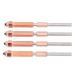 4PCS Integrated Printing Nozzles 0.4mm 0.6mm 0.8mm All Metal Heatbreak Nozzle Replacement for Ender 3 V3