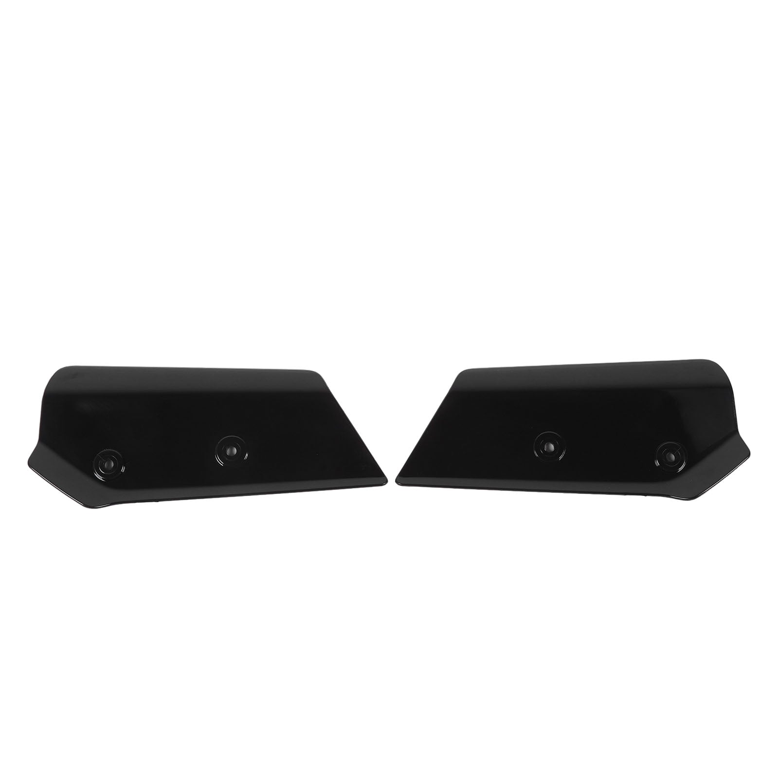 1 Pair Motorcycle Handguards Enhanced Security High Hardness Stylish Look Hand Guards Protector Deflector for MT‑09 SP 2024 Black