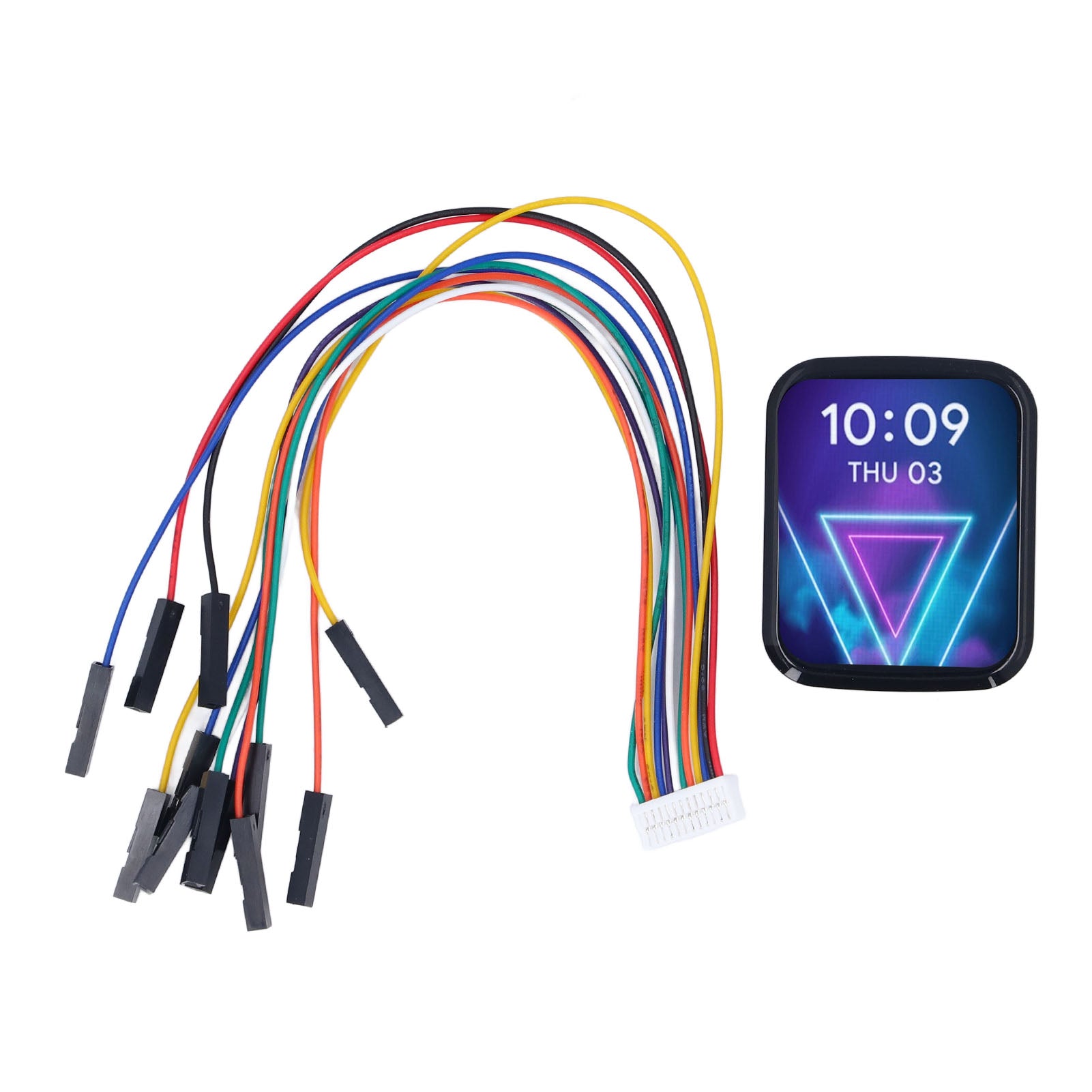 1.69 Inch Round LCD Display Module 240x280 SPI I2C Interface 262K Color Screen Touch LCD Module for RPi 5