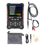 Oscilloscope 2 Channel 120MHz Bandwidth 500MSa/s Sampling Rate 2.4 Inch TFT LCD Digital Oscilloscope with 1‑10X Probe