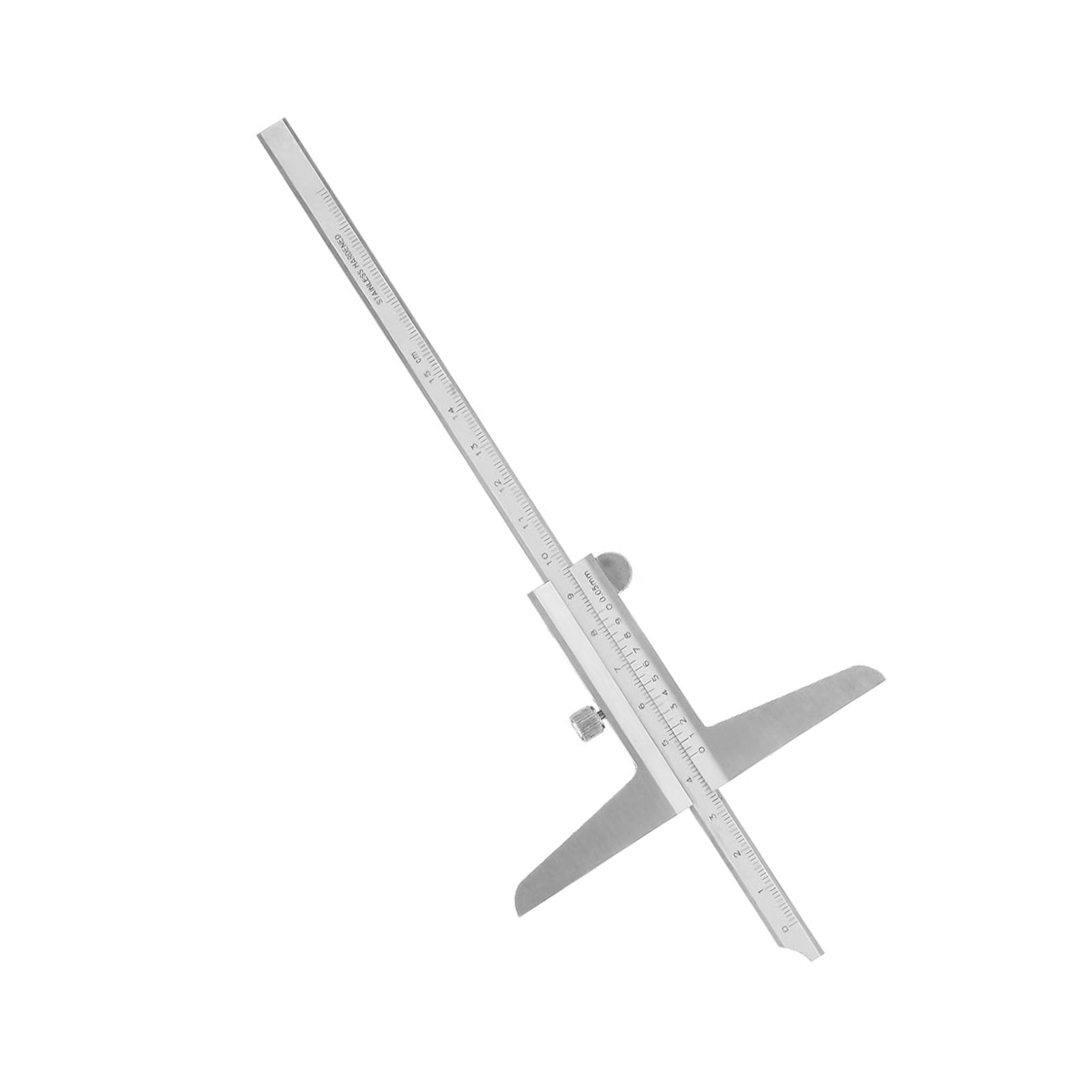 1 Pcs High Precision Stainless Steel Depth Vernier Caliper for Machinery Process(0~150mm)