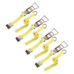 10 Feet Tire Tie Down Straps with D Ring Car Rear Wheel Binding Straps for Truck UTV SUV Pickups