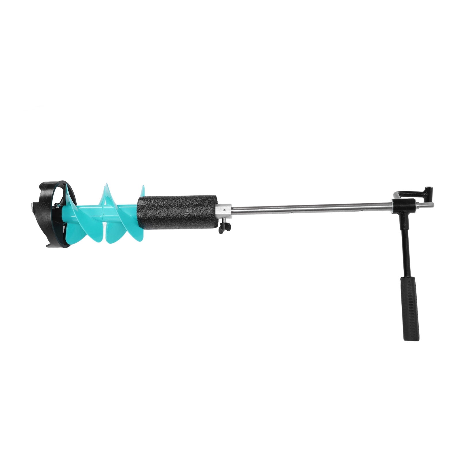 Ice Auger for Fishing Electric Nylon Corless with Positioning Drill 50cm Armrest Extension Rod for Shallow Water