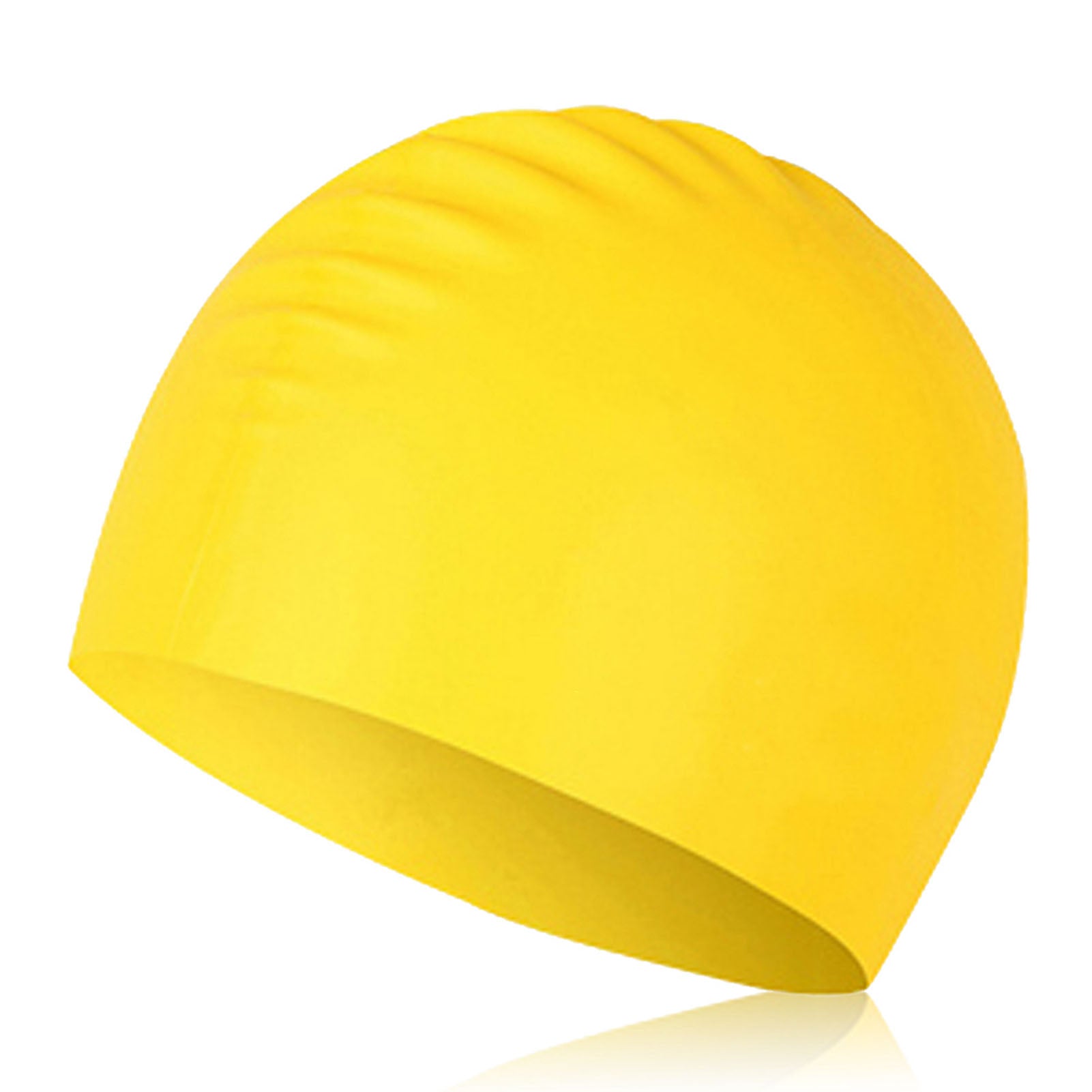 Silicone Long Hair Swimming Cap for Women Men Adult Kids Swim Cap Hat