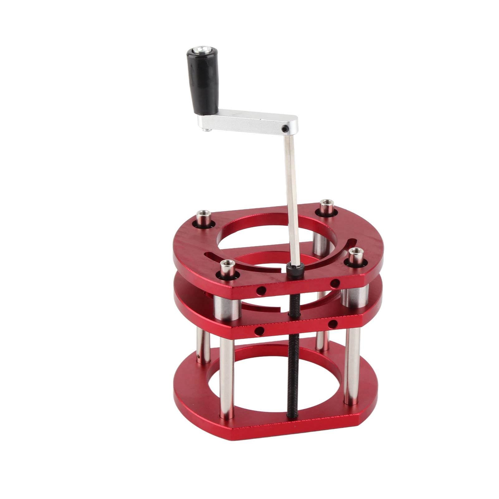 Router Lift Base Aluminum Alloy Stainless Steel 4 Jaw Clamping Router Table Lifting System Base