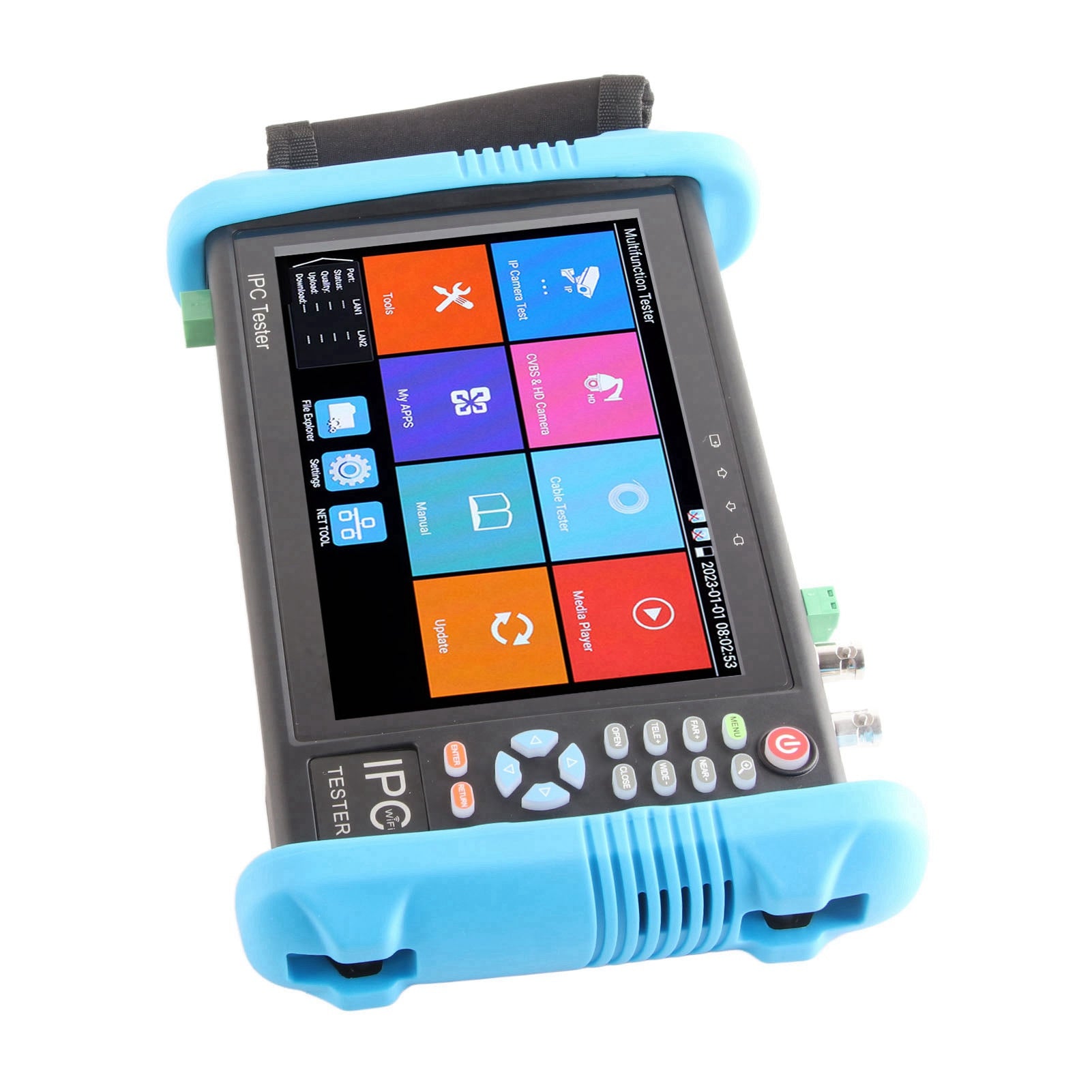 7in CCTV Tester IPC 9800PLUS 4K H.265 Camera Tester for CCTV Systems