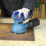 320W Professional Sander Portable Handheld Electric Sanding & Polishing Machine with Removable Dust Collection Bag 10pcs Sandpapers