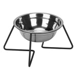 Stainless Steel Cat Food Bowl Raised Pet Dishes Bowl with Metal Stand for Water and Food Cats and Small Dogs