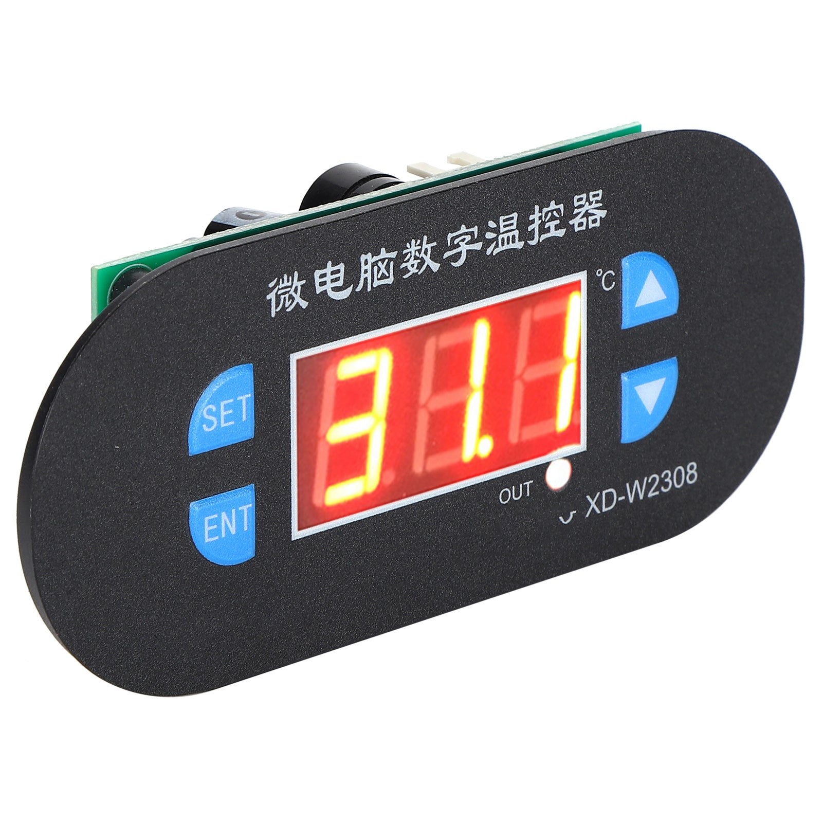 Incubator Digital LED Temperature Controller ‑55‑120℃ Thermostat 10A 1 Relay DC12V