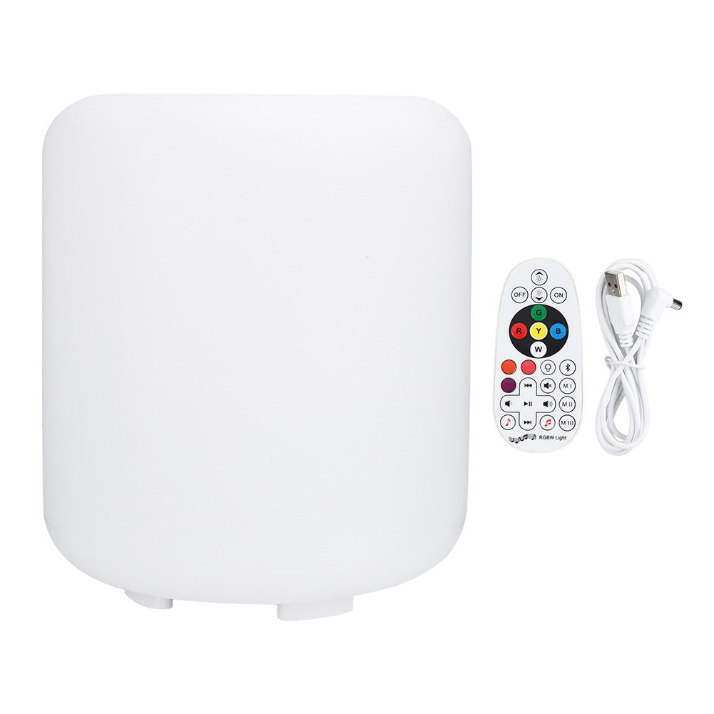 Smart Bluetooth Speaker LED Night Lamp Colorful Home Remote Control Charging Bedroom Bedside Table LightBluetooth Sound Lamp(Charging)