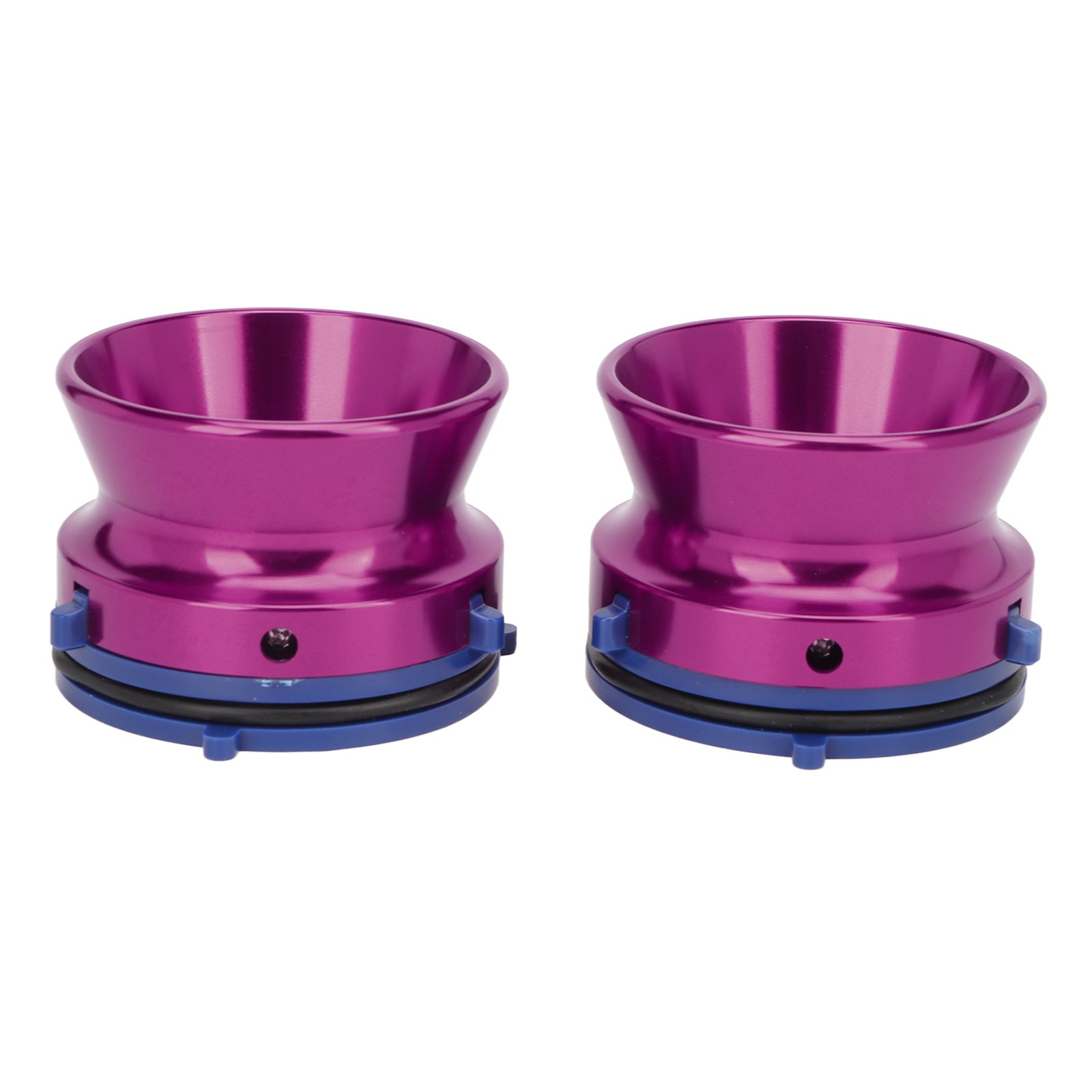 1 Pair NAB Hub Adapters Polished Aluminum Alloy Universal Loading Device 10 Inch Opener for Studer ReVox for Akai Purple