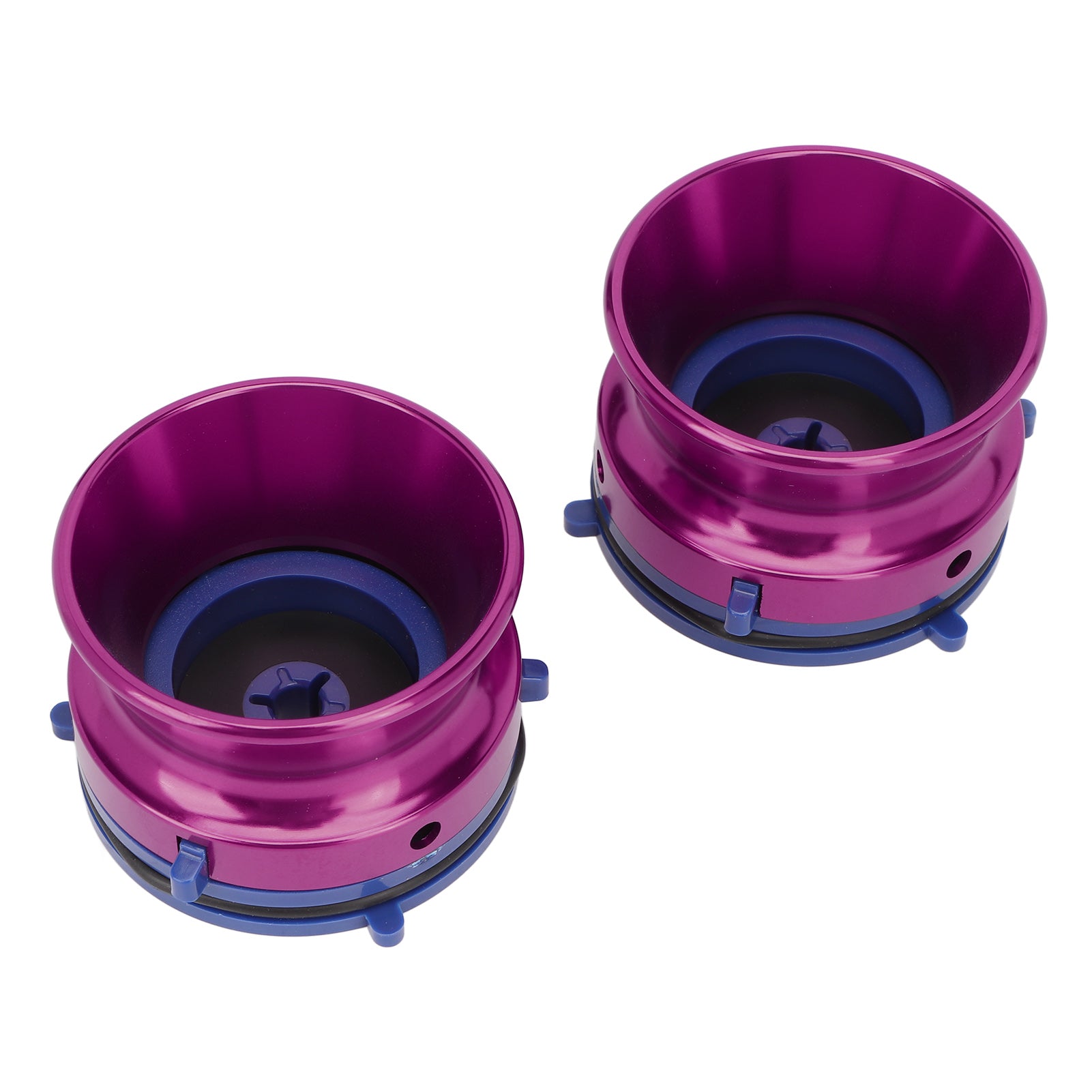 1 Pair NAB Hub Adapters Polished Aluminum Alloy Universal Loading Device 10 Inch Opener for Studer ReVox for Akai Purple