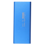 MSATA to USB3.0 Enclosure Adapter Case 6Gbps Blue MSATA SSD Adapter for 30x30mm 50x30mm External SSD Hard Drive