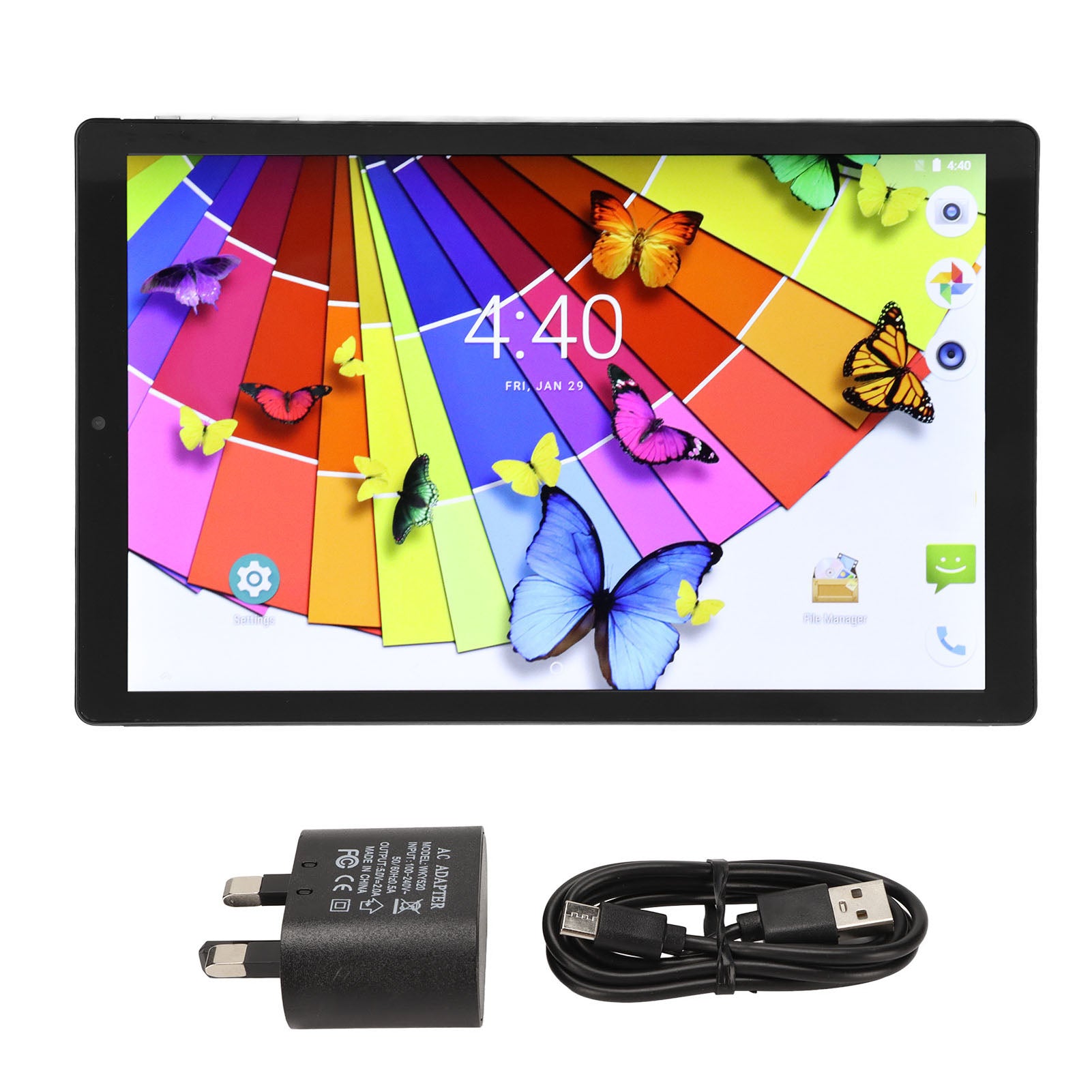 10 Inch Tablet for Android 10.0 4G Network Support 2.4G 5G Dual Band 6GB 256GB Front 5MP Rear 8MP HD Tablet
