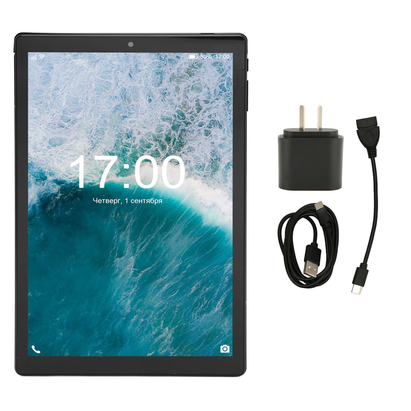 10 Inch Tablet 3 and 64G Memory Screen Octa Core 128GB Expand Tablet with 3G Network and WIFI for Android 11 Black