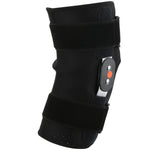 Hinged Knee Brace Support Adjustable Knee Joint Pads with Strap for Basketball Pain ReliefXXL