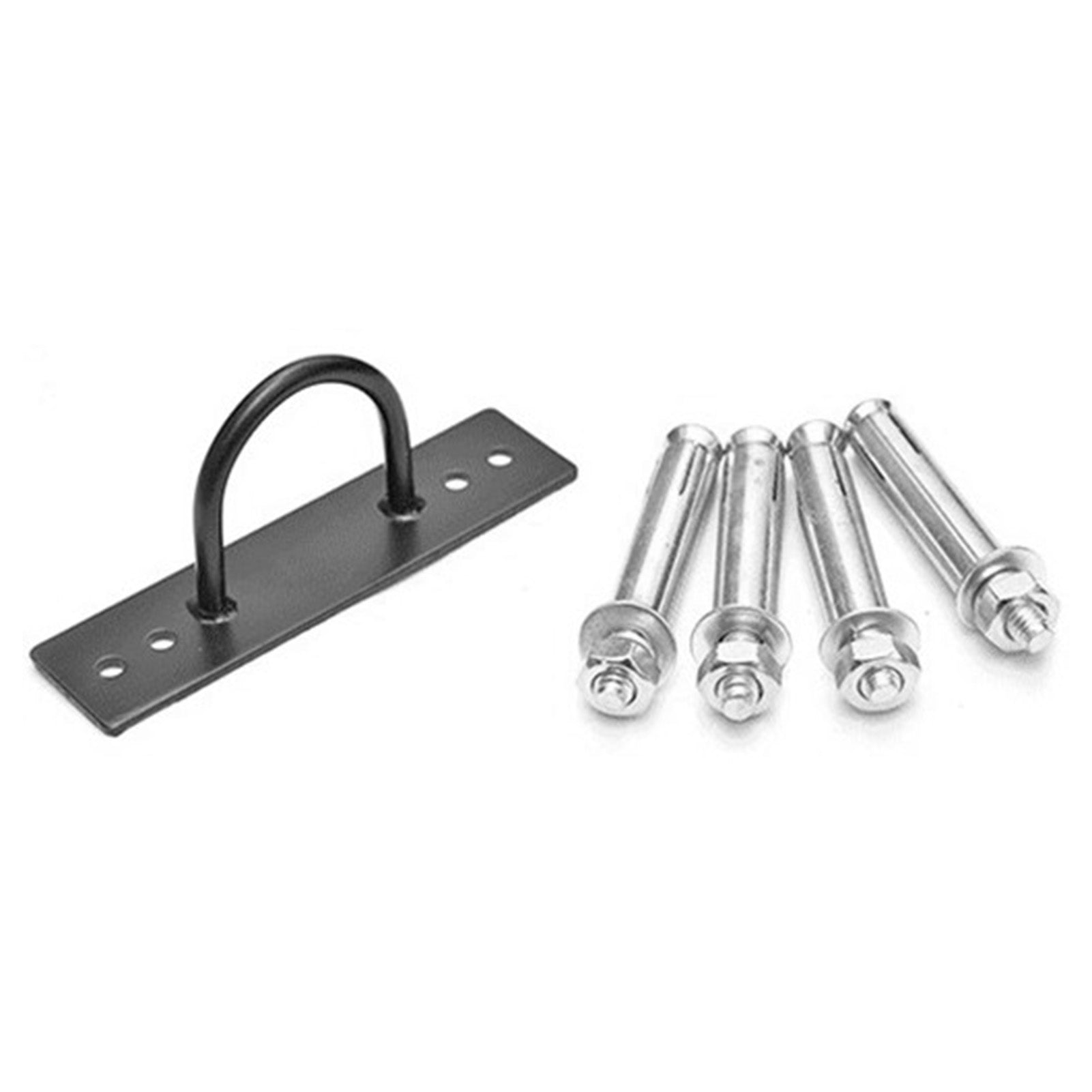 Wall Mount Hook Pad Eye Plate Metal Wall Mount Ring Hook for Training Rope Swing Yoga Gym Rope
