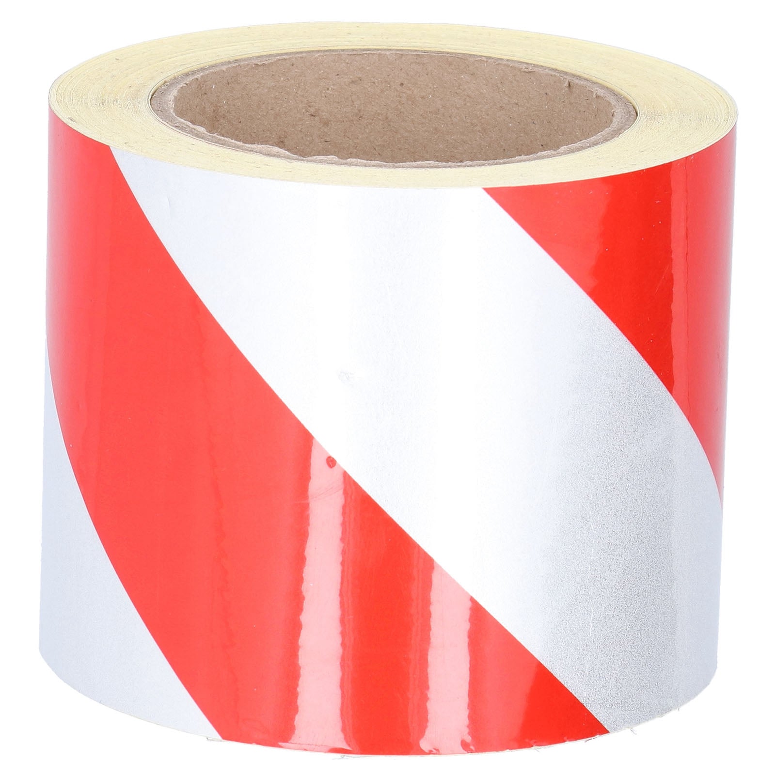 Reflective Tape 30m Length Warning Markings Red and White Reflective Film for Floor Stairs