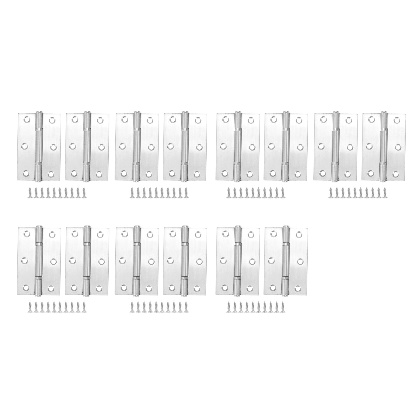 7 Pair Stainless Steel Small Hinge Household Cabinet Door Hinges Furniture Hardware Accessories
