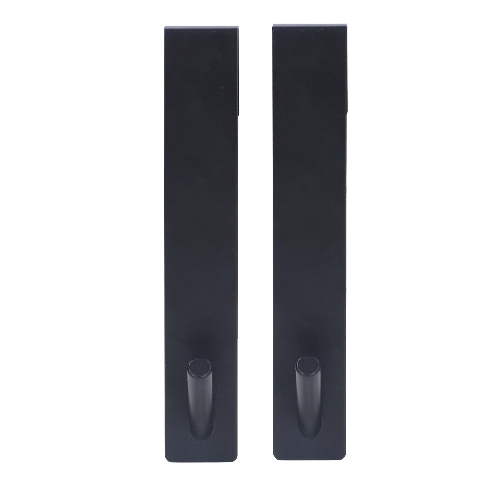 2Pcs Shower Door Hook Stainless Steel 18x3cm More Practical Toilet Door Hook for Athroom Door Frameless Glass DoorBlack