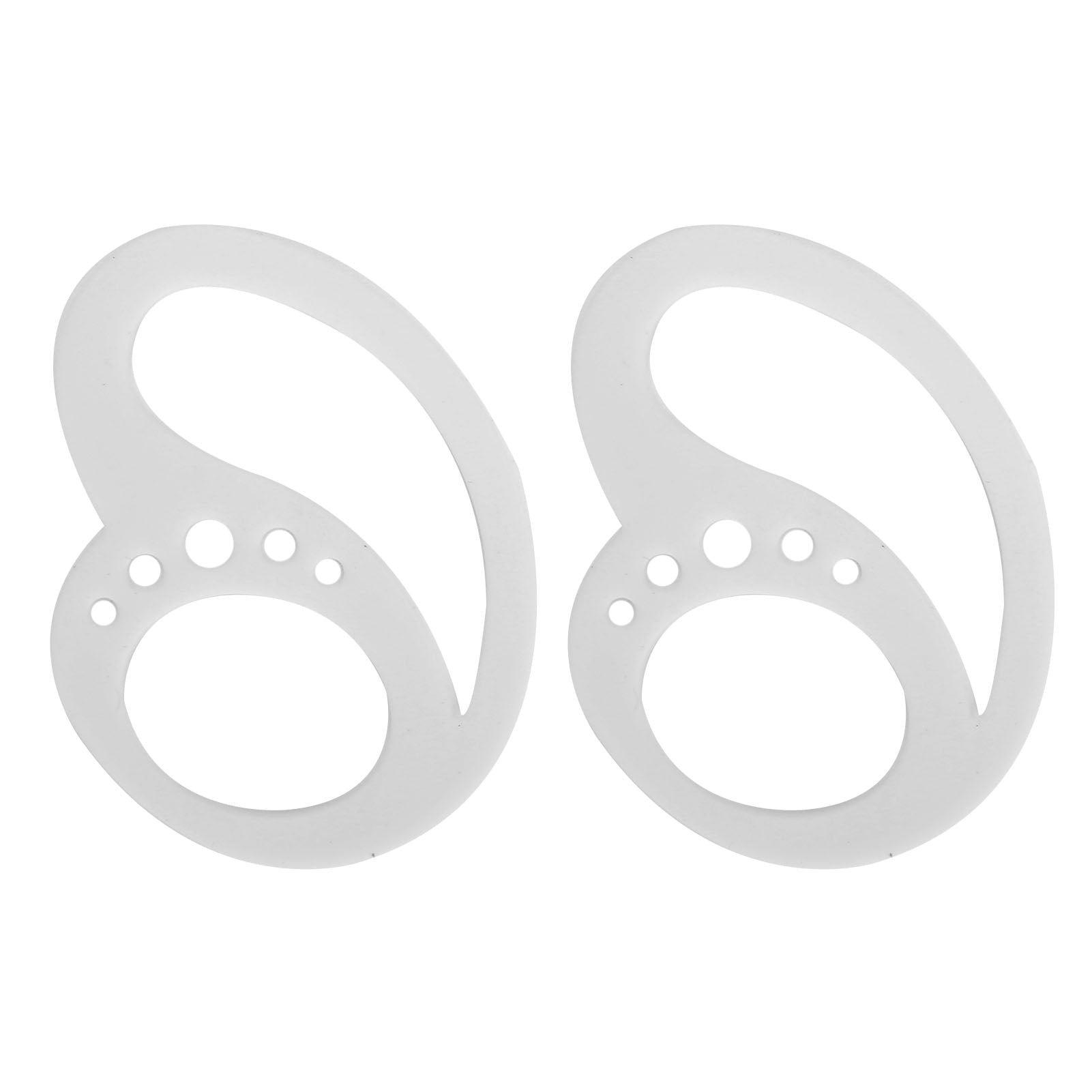 1 Pair AntiDrop Ear Hook Earhook AntiSlip Earphone Fixing Strap Clip for Bluetooth Headset(Gray )