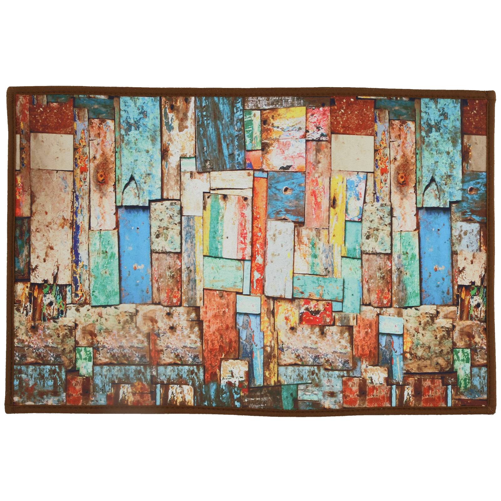 Flannel Doormat Antistatic Carpet Soft Absorbent Mat Non Slip Mat Bathroom Rug for Home Bathroom Kitchen Bedroom Living Room