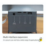 DAJA DJ7 Laser Engraver 5W  Semiconductor Laser Desktop Marking Machine with 150x150mm Work Area 0.01 Engraving Accuracy Eye Protective Shield Multifunctional Ports Suitable for Wood Leather Metal Kraft Paper Plastics Ceramics