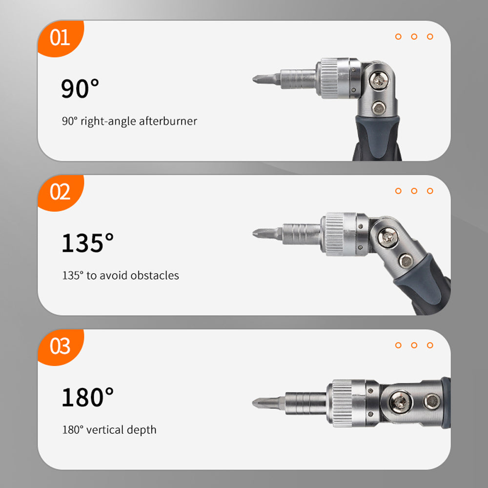 38in1 Multifunctional Ratchet Wrench Screwdriver Set Practical Motorcycle Bicycle Bathroom Air Conditioner Auto Repairs Maintenance Tool Set Household Hardware Combination Tool Set