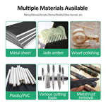 250W Wet And Dry Belt Sander Mini Belt Sander Electric Bench Grinder Sanding Machine Constant Speed Small Grinder Sharpener Polisher Machine with Water Pipe and 10 Sanding Belts for DIY Woodworking Resin Jewelry Making Knife Sharpener