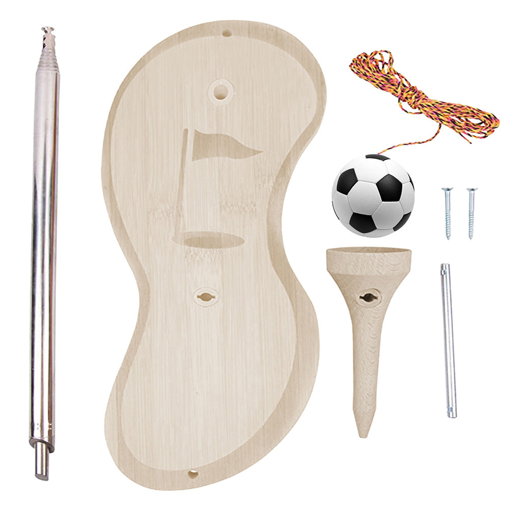 Ball Throwing Toy Wooden Ring Toss Game Fun Interactive Throwing Ball Game for Adults Kids