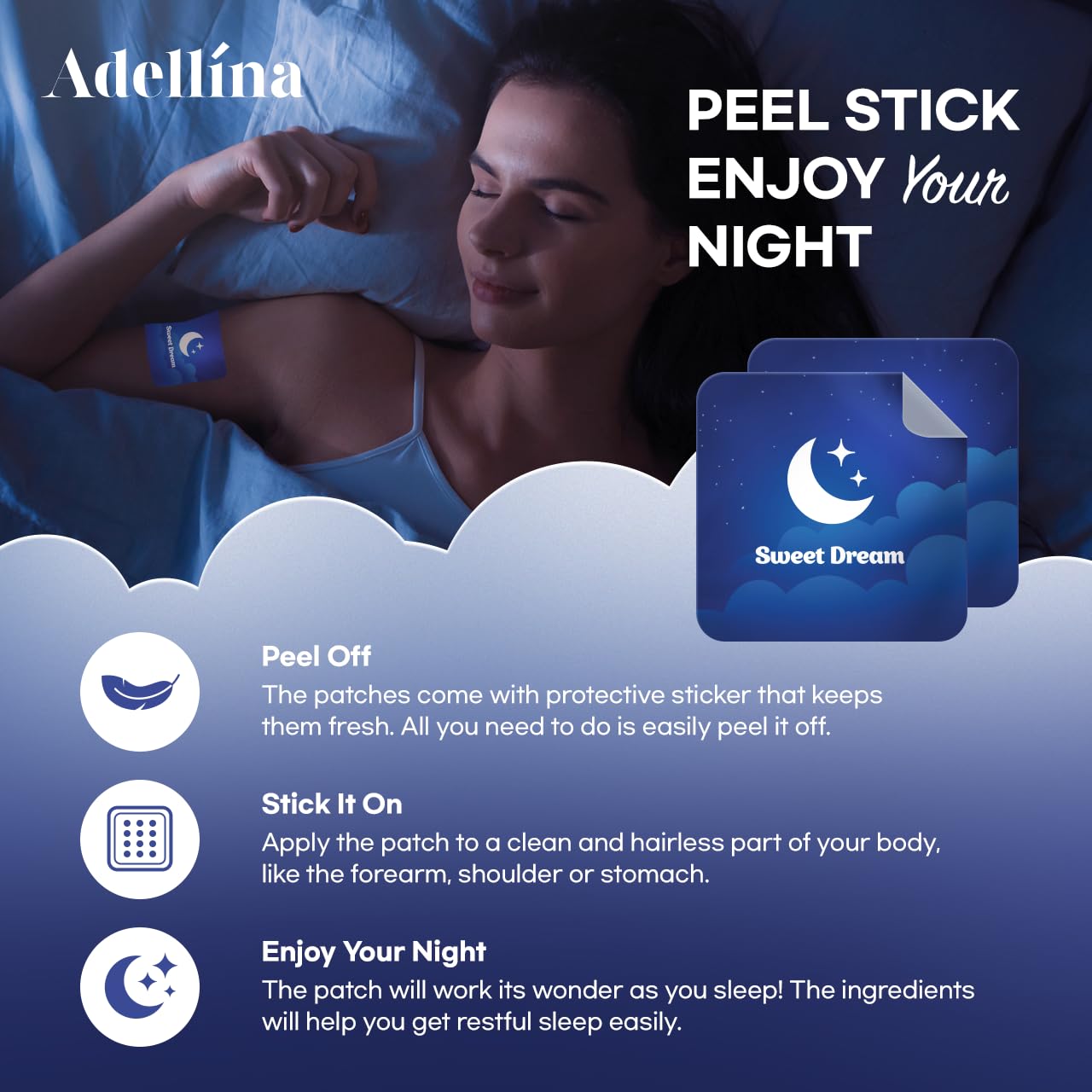 Sleep Patches for Adults Extra Strength: Sleep Support Patches for Men and Women - Better All Natural Cruelty Free Sleep Aid Alternative 30 Patches