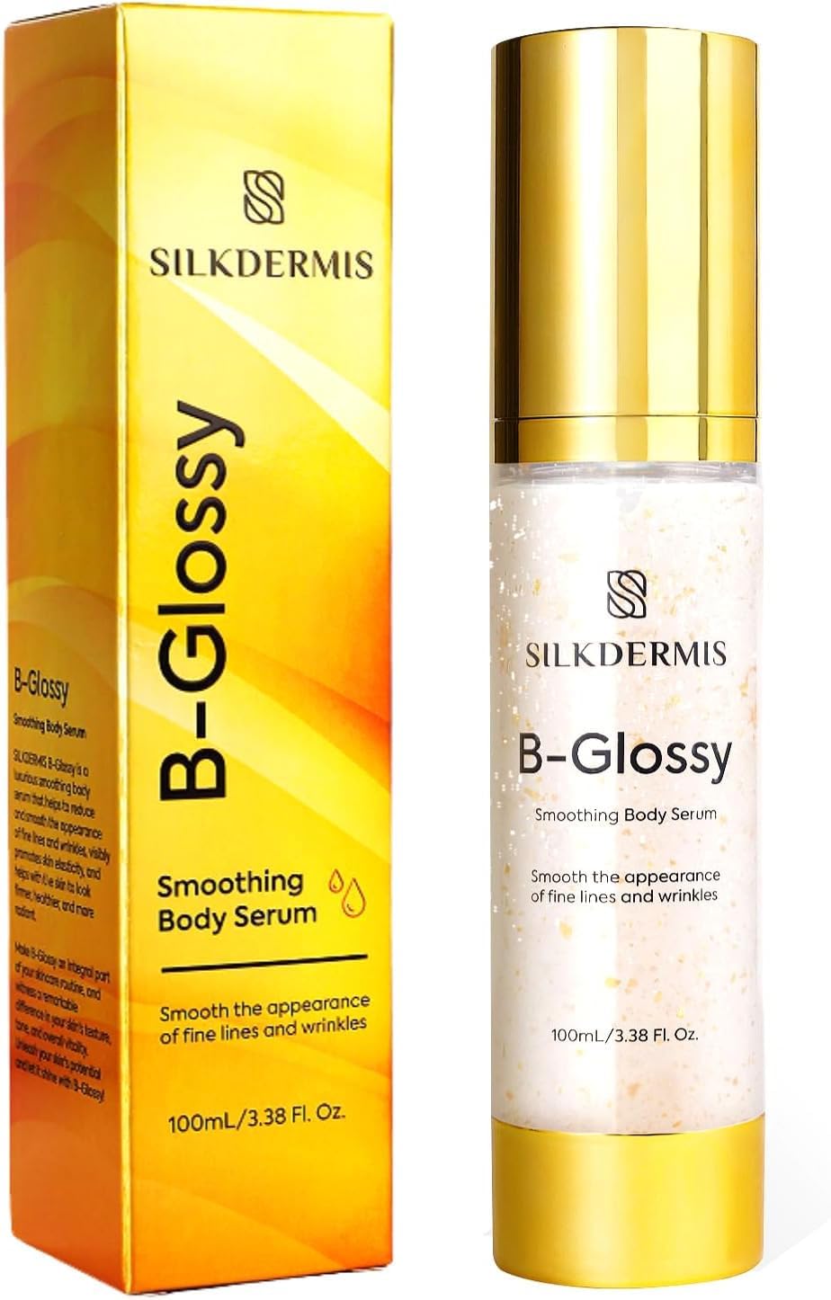 Body, Hyaluronic Acid Serum For Body, Face Serum For Women, B Glossy Smoothing Body Serum100ml / 3.38fl Oz – For Silky Skin, Fine Lines & fine line