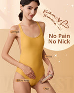 VG VOGCREST Electric Bikini Trimmer: 2 in1 Body Facial Hair Remover - Painless Pubic Hair Shaver (Rose Gold)