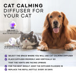 TIOUPI Cat Pheromones Calming Diffuser: Premium Cat Calming Diffuser - cat Calming pheromone Diffuser - cat pheromone Diffuser - cat Diffuser Calming - pheromone Diffuser to Calm Cats, 2 Pack