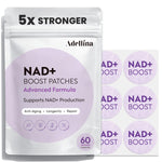 Adellina NAD+ Patches for Women 60 Count: Advanced Formula with NMNH Nicotinamide Coq10-2 Months Pack