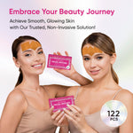 SILKDERMIS smoothing Facial Patches overnight- Forehead fine line care 122 pcs