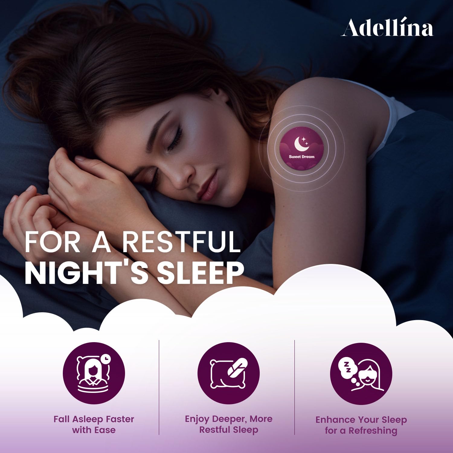 Sleep Patches for Adults Extra Strength: Easy-to-Apply Sleep Patch with Melatonin & Valerian 42 Patches