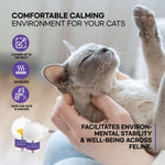 TIOUPI Premium Cat Pheromones Calming Diffuser - Relaxing Stress & Anxiety Relief for Cats, Multi Cat Homes, 2 Pack