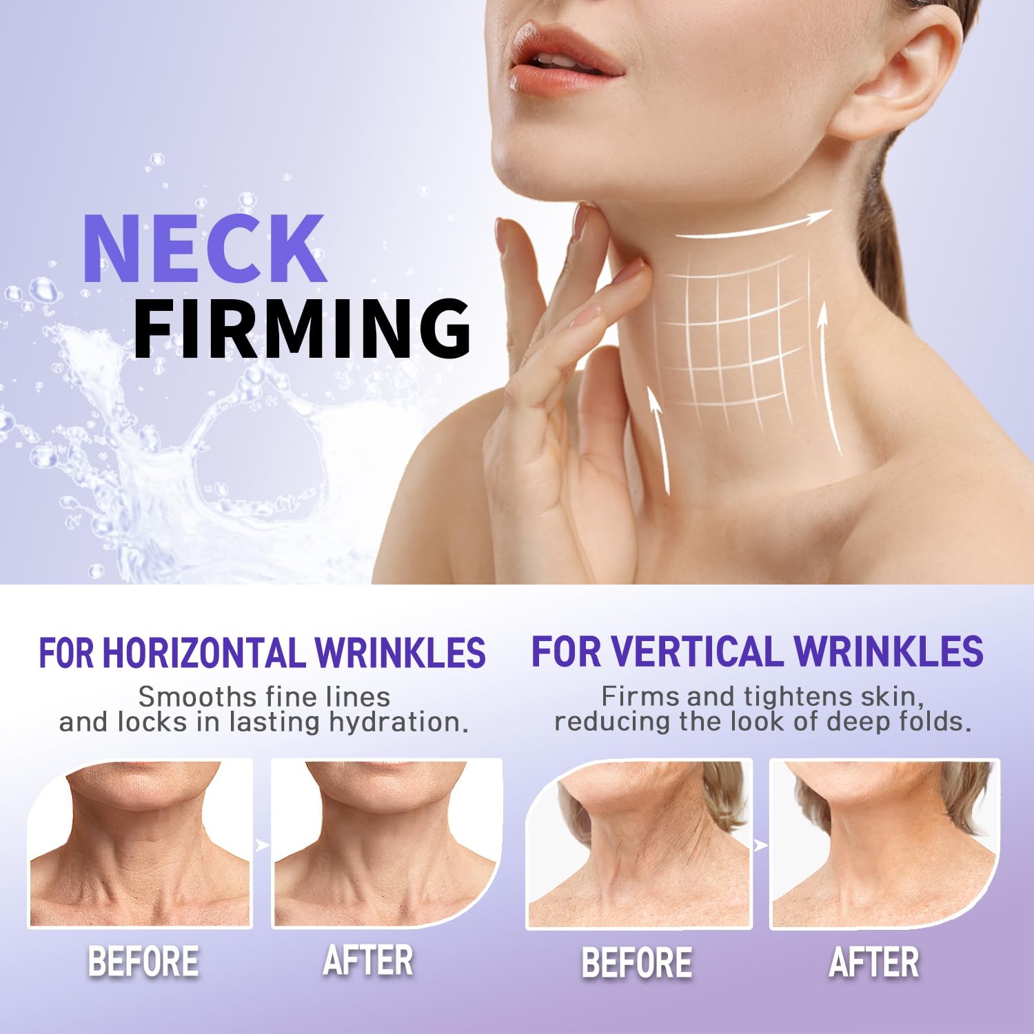 Ashania Korean Neck Firming Cream For Deep Neck fine line, Loose Skin & Neckline Care – Peptide & Adenosine Tightening Cream with Hyaluronic Acid - Made in Korea 1.7 fl oz