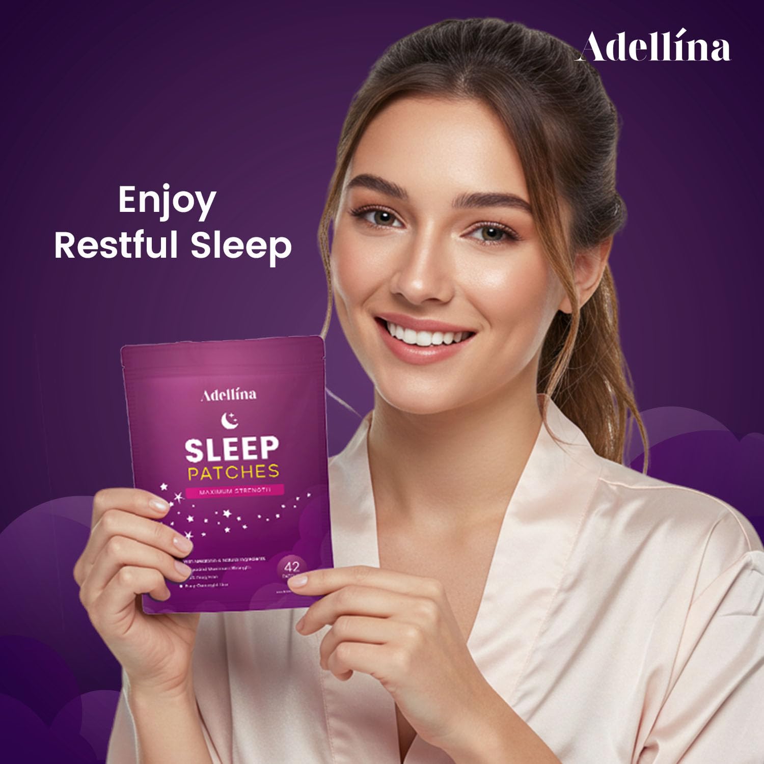 Sleep Patches for Adults Extra Strength: Easy-to-Apply Sleep Patch with Melatonin & Valerian 42 Patches