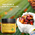 Jardient Raw Batana Oil for hair nourishing: Dr Sebi Organic Batana Oil from Honduras - 100% Pure & Natural - Promotes Thicker & Stronger Hair for Men & Women (4 OZ)