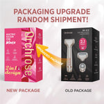 Orchrose Electric Razor for Women Body: Rechargeable Painless Electric Shaver for Bikini Face Body Legs Underarms - Portable for Travel