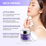 Ashania Korean Neck Firming Cream For Deep Neck fine line, Loose Skin & Neckline Care – Peptide & Adenosine Tightening Cream with Hyaluronic Acid - Made in Korea 1.7 fl oz