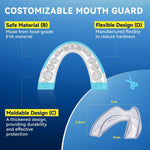 Mouth Guard for Grinding Teeth at Night: Moldable Dental Guard for Sleeping - Nighttime Protection for Teeth 4 Pack