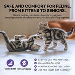 TIOUPI Cat Pheromones Calming Diffuser: Premium Cat Calming Diffuser - cat Calming pheromone Diffuser - cat pheromone Diffuser - cat Diffuser Calming - pheromone Diffuser to Calm Cats, 2 Pack